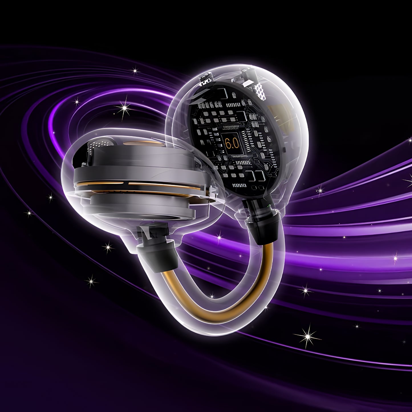 Kit mains libres Bluetooth Monster AirClip AC200, TWS, Crème Clair