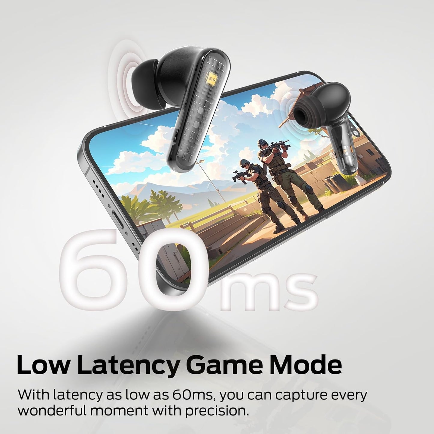 Kit mains libres Bluetooth Monster Clarity 200, TWS, ANC, Noir