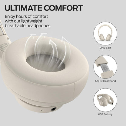 Casque Bluetooth Monster Mission 100, MultiPoint, A2DP, ANC, Blanc