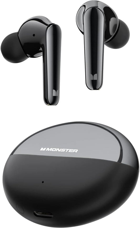 Kit mains libres Bluetooth Monster N-Lite 203 AirLinks, TWS, Noir