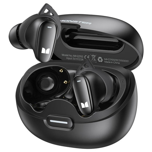 Kit mains libres Bluetooth Monster N-Lite 206, TWS, Noir
