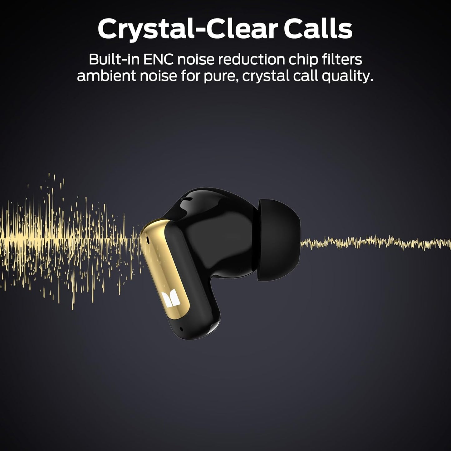 Kit mains libres Bluetooth Monster N-Lite 217, TWS, Noir