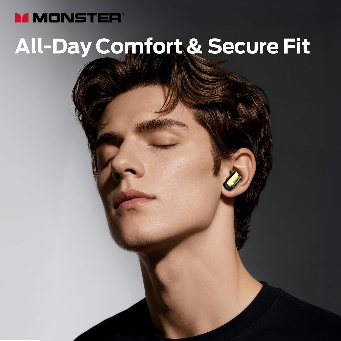 Kit mains libres Bluetooth Monster N-Lite 217, TWS, Noir