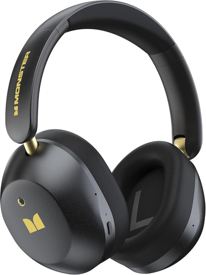 Kit mains libres Bluetooth Monster Persona 6th, MultiPoint, A2DP, ANC, Noir