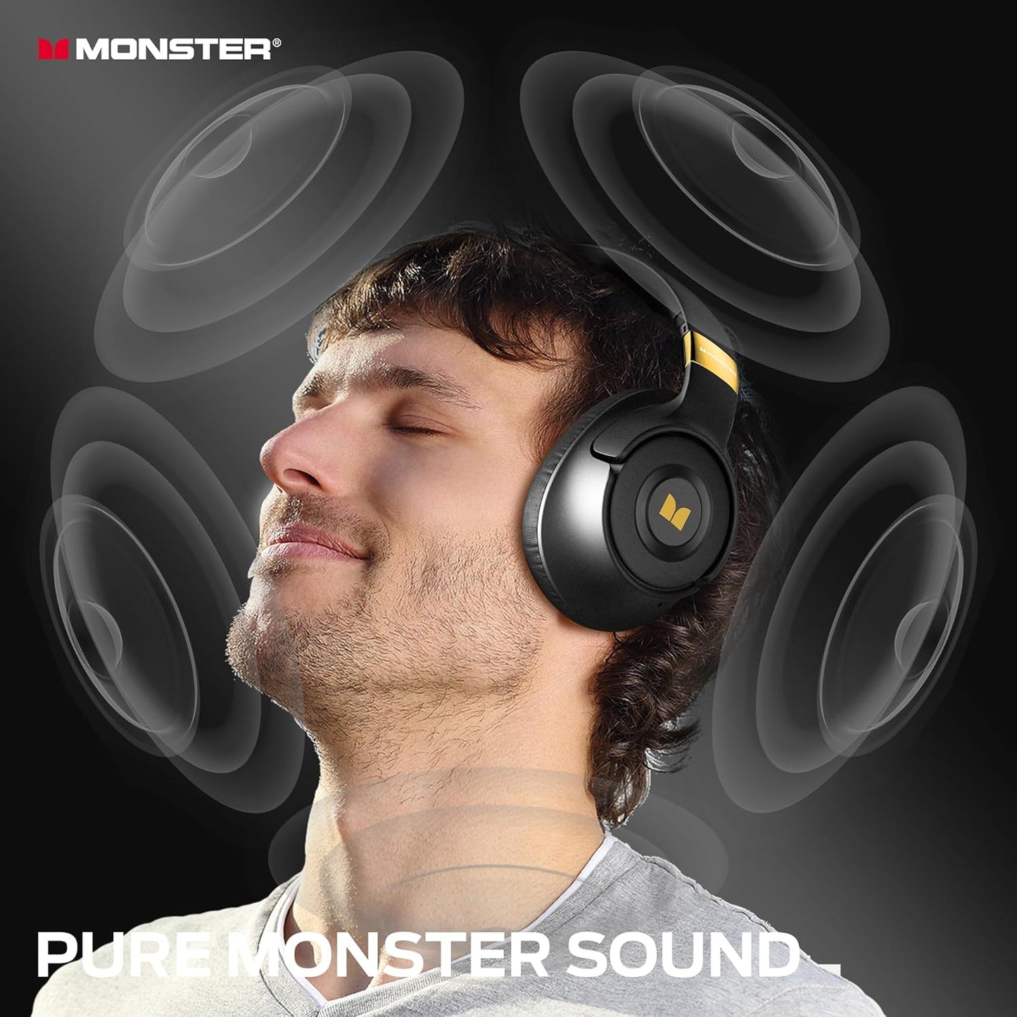 Kit mains libres Bluetooth Monster Persona SE, A2DP, ANC, Noir