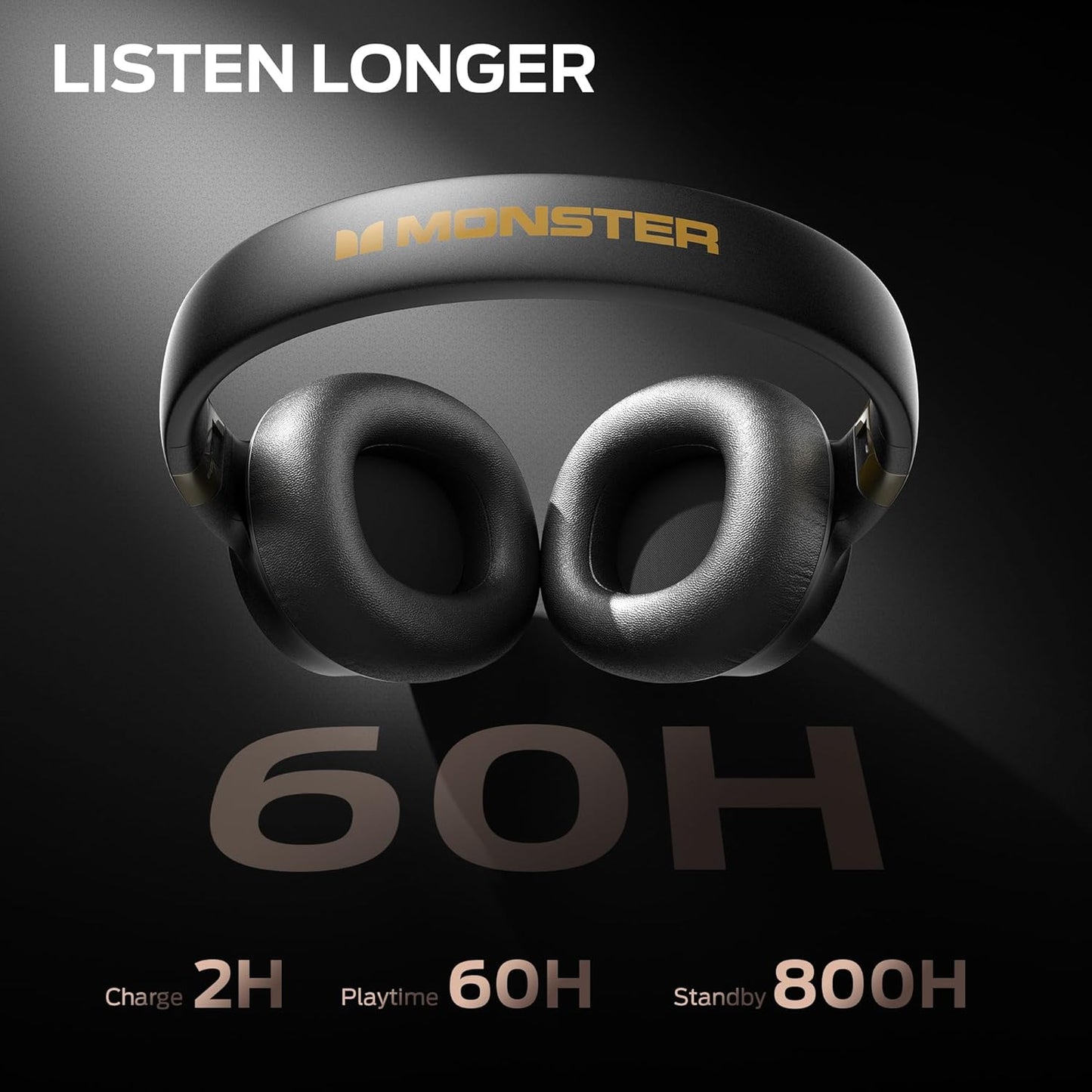 Kit mains libres Bluetooth Monster Persona SE, A2DP, ANC, Noir