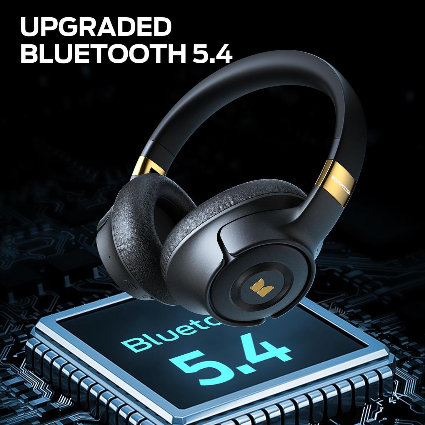 Kit mains libres Bluetooth Monster Persona SE, A2DP, ANC, Noir