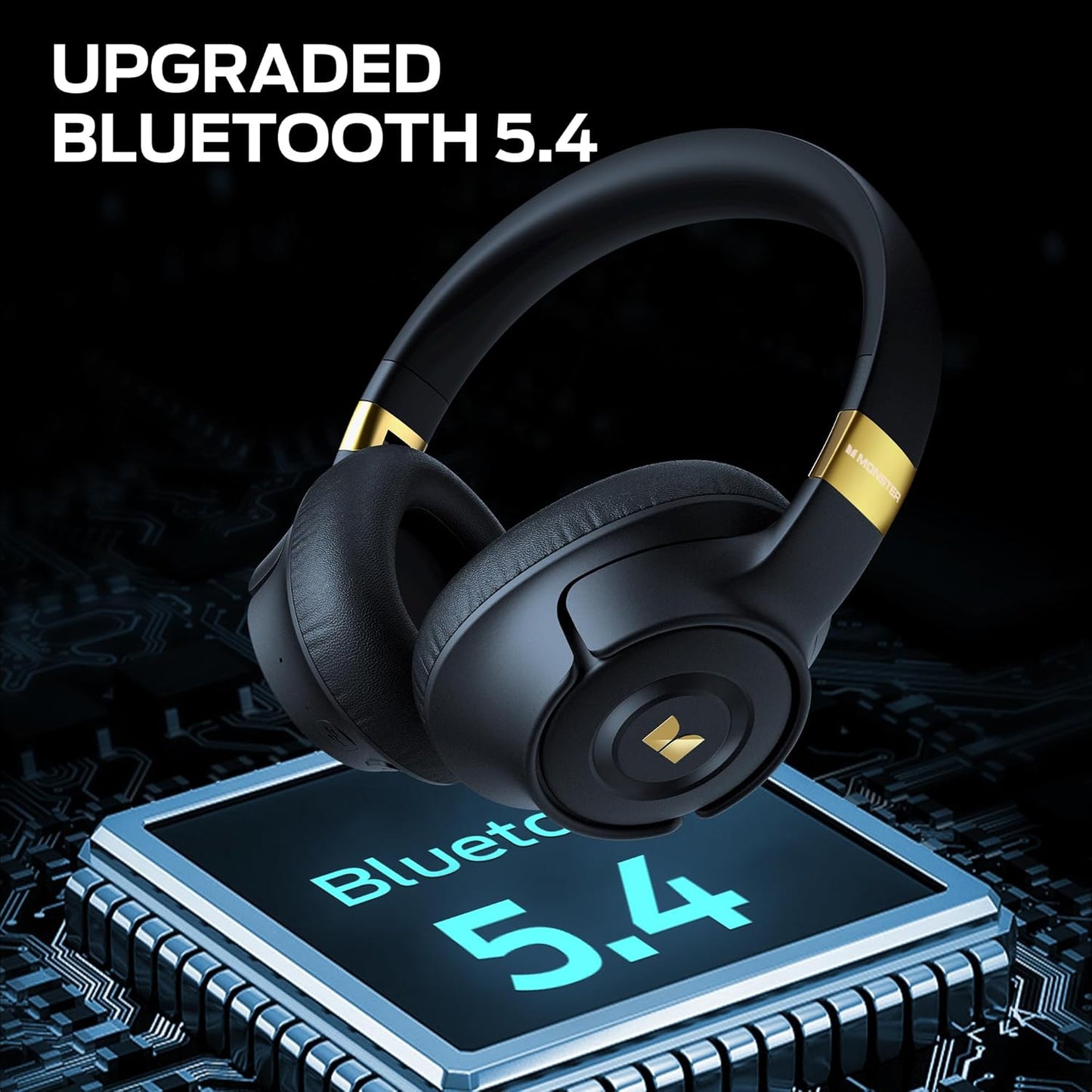 Kit mains libres Bluetooth Monster Persona SE, A2DP, ANC, Bleu