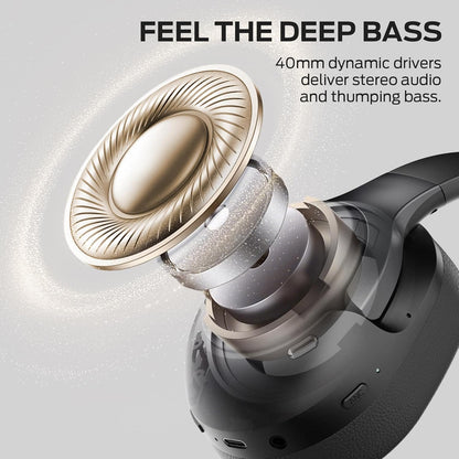 Kit mains libres Bluetooth Monster Persona 5th, MultiPoint, A2DP, ANC, Noir