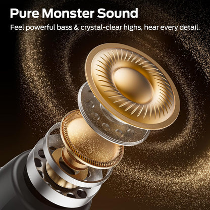 Bluetooth Handsfree Monster Sleep Ear100, TWS, Black