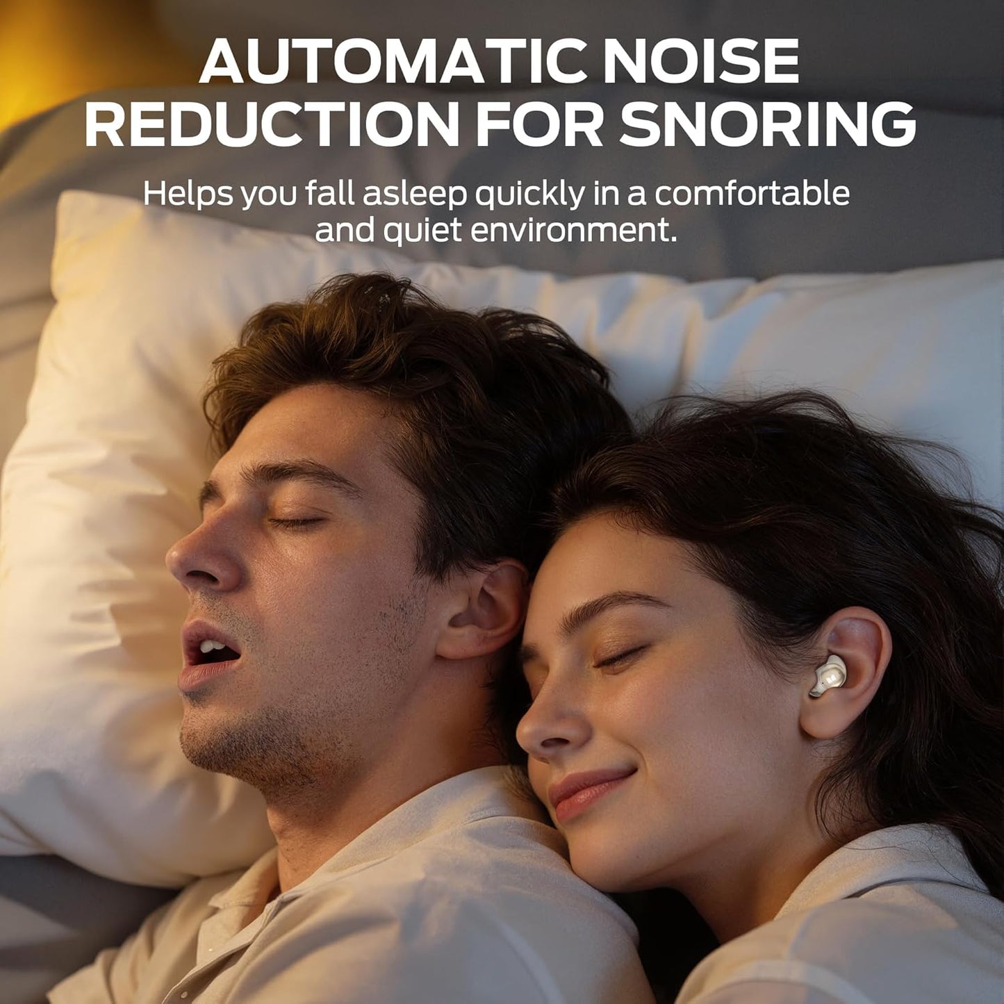 Kit mains libres Bluetooth Monster Sleep Ear200, TWS, ANC, Or