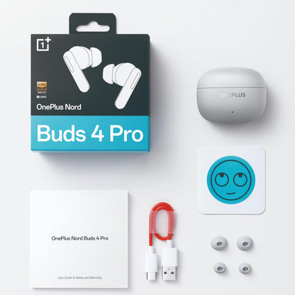 Écouteurs Bluetooth OnePlus Nord Buds 4 Pro, Gris 5481159287