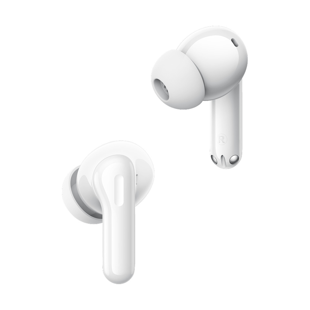 Écouteurs Bluetooth Realme Buds T200, TWS, ANC, MultiPoint, Blanc
