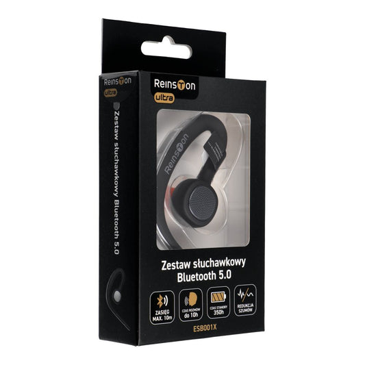 Kit mains libres Bluetooth Reinston ESB001X, MultiPoint, A2DP, Noir
