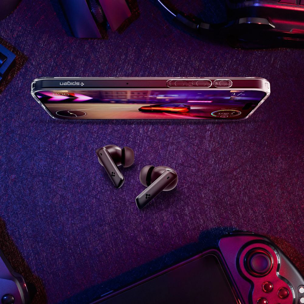 Kit mains libres Bluetooth Spigen SA2402, TWS, ANC, Noir