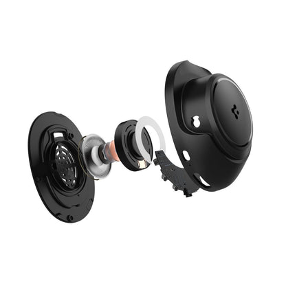 Kit mains libres Bluetooth Spigen SA2403, A2DP, ANC, Noir ASD09691