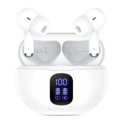 Kit mains libres Bluetooth Tech-Protect Ultraboost Pro G2, TWS, Blanc