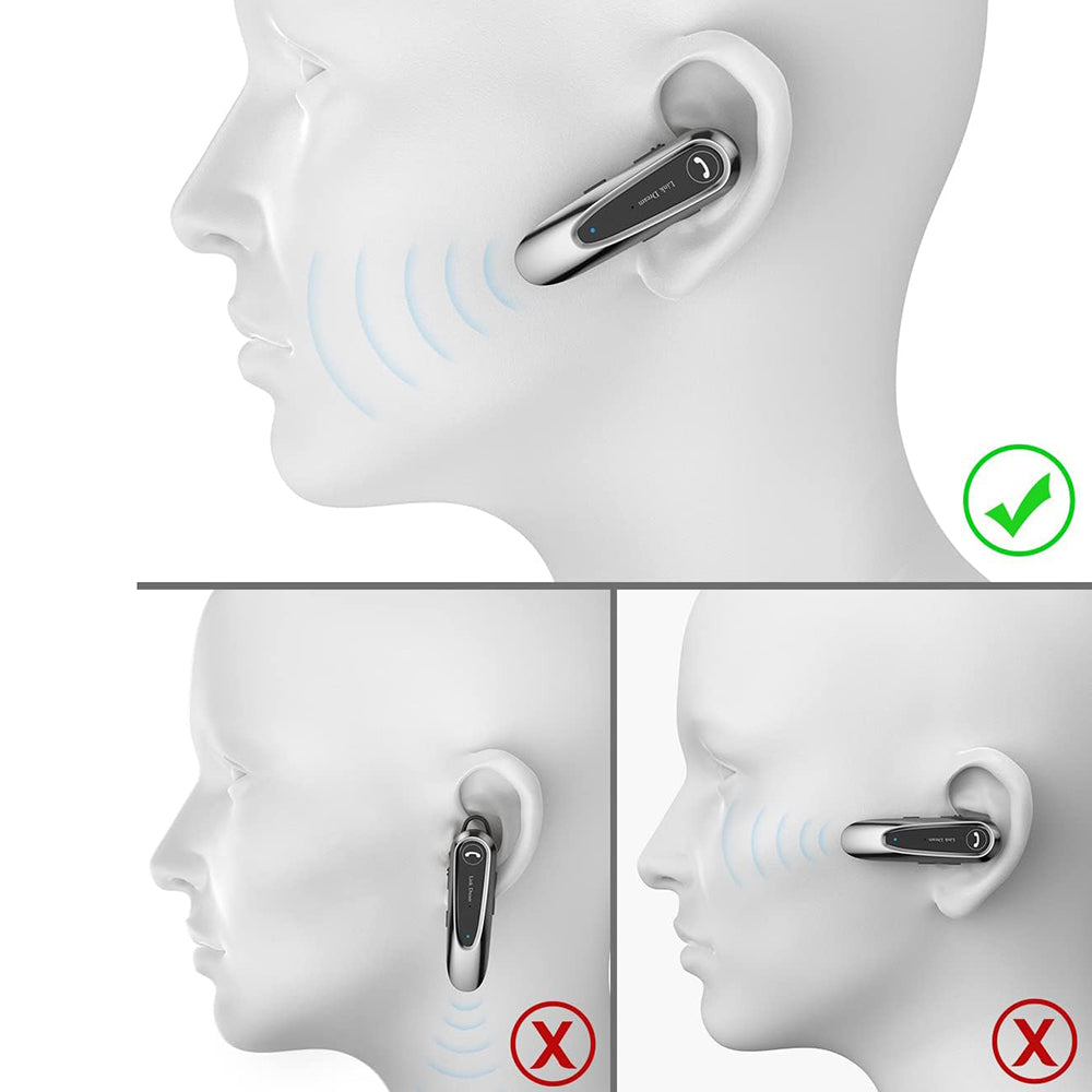 Kit mains libres Bluetooth Techsuit CB2 AirTalk, A2DP, Noir