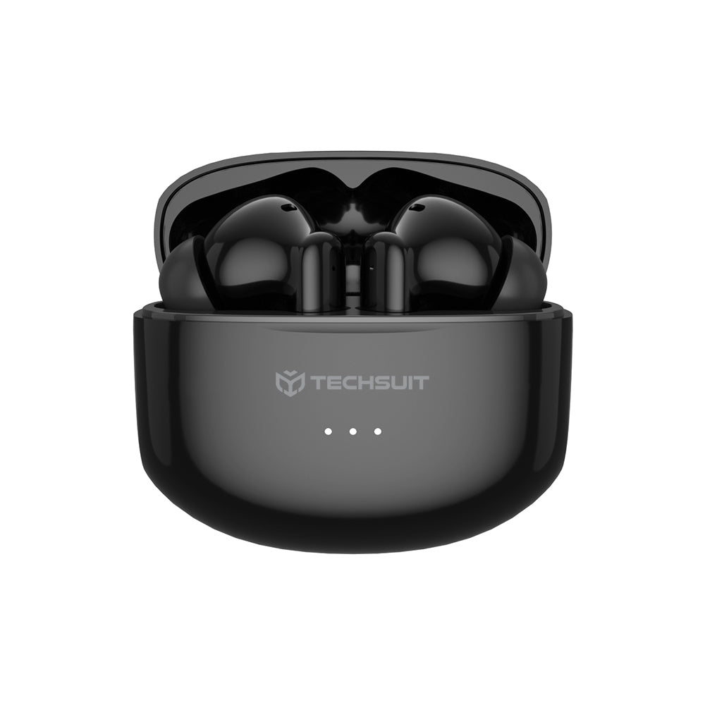 Kit mains libres Bluetooth Techsuit CW1 Audira Pro, TWS, ANC, Noir