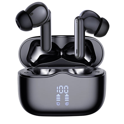 Kit mains libres Bluetooth Techsuit CW2 VelarX One, TWS, ANC, Noir