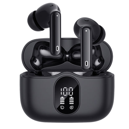 Kit mains libres Bluetooth Techsuit CW3 WaveBeat 100, TWS, ANC, Noir