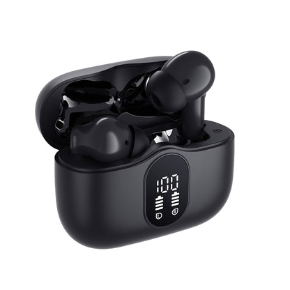 Kit mains libres Bluetooth Techsuit CW3 WaveBeat 100, TWS, ANC, Noir
