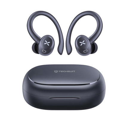 Kit mains libres Bluetooth Techsuit CW4 AirTune, TWS, Noir