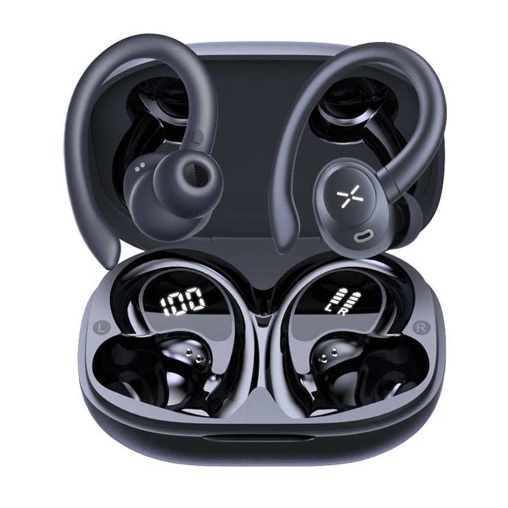 Kit mains libres Bluetooth Techsuit CW4 AirTune, TWS, Noir