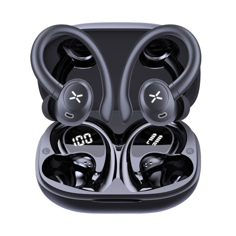 Kit mains libres Bluetooth Techsuit CW4 AirTune, TWS, Noir