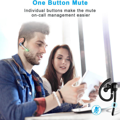 Casque Call Center Bluetooth Techsuit Hearyo A6L, Noir