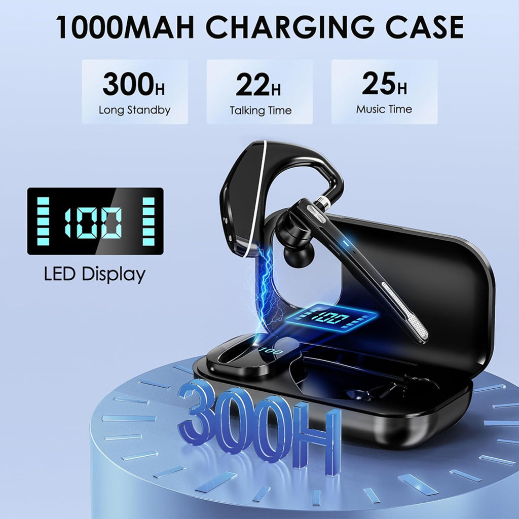 Casque Call Center Bluetooth Techsuit Hearyo A6L, Noir