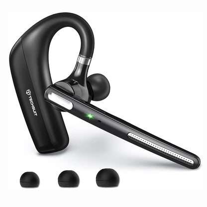 Kit mains libres Bluetooth Techsuit PowerTalks G6, MultiPoint, A2DP, Noir