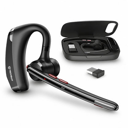 Casque Call Center Bluetooth Techsuit SoundForce Pro G10, A2DP, Noir