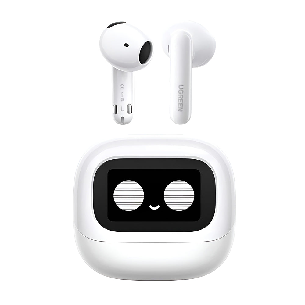 Kit mains libres Bluetooth UGREEN HiTune H6 Magic WS216 (65386), TWS, ANC, MultiPoint, Blanc