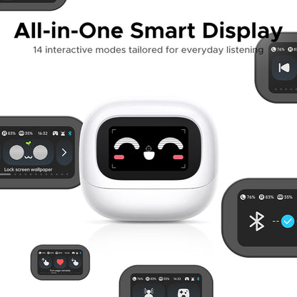 Kit mains libres Bluetooth UGREEN HiTune H6 Magic WS216 (65386), TWS, ANC, MultiPoint, Blanc