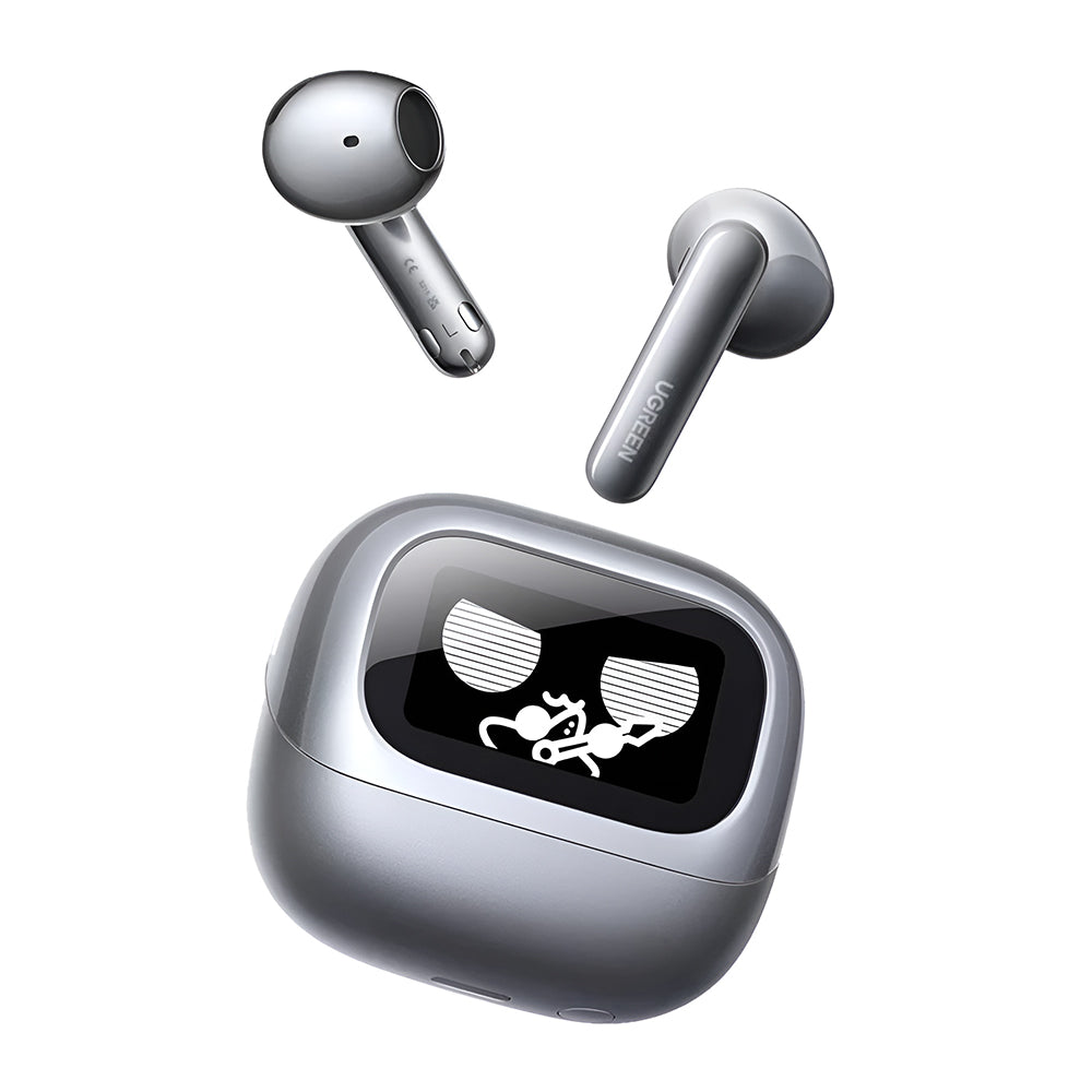 Kit mains libres Bluetooth UGREEN HiTune H6 Magic WS216 (75288), TWS, ANC, MultiPoint, Gris