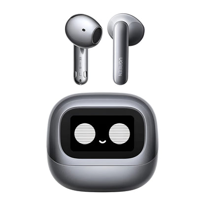 Kit mains libres Bluetooth UGREEN HiTune H6 Magic WS216 (75288), TWS, ANC, MultiPoint, Gris