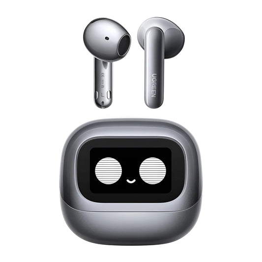 Kit mains libres Bluetooth UGREEN HiTune H6 Magic WS216 (75288), TWS, ANC, MultiPoint, Gris