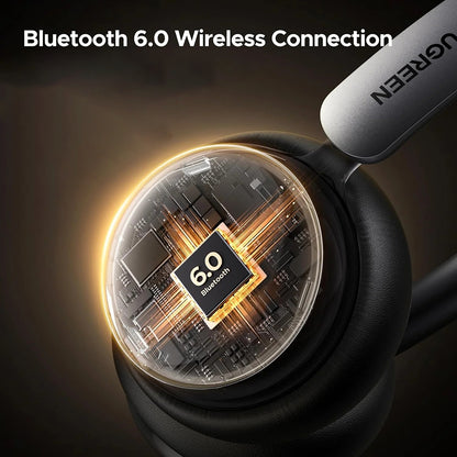 Kit mains libres Bluetooth UGREEN HiTune Studio Plus HP207, A2DP, ANC, Argenté