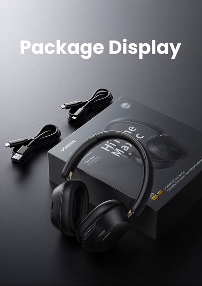 Kit mains libres Bluetooth UGREEN HiTune Max5C HP203, A2DP, ANC, Noir