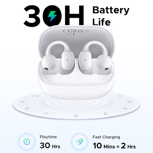 Kit mains libres Bluetooth UGREEN S6 ClipBuds Magic WS208, TWS, Blanc