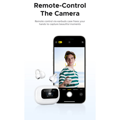 Kit mains libres Bluetooth UGREEN S6 ClipBuds Magic WS208, TWS, Blanc