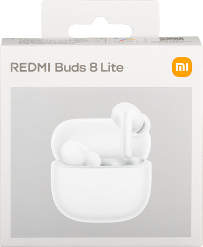 Kit mains libres Bluetooth Xiaomi Redmi Buds 8 Lite, TWS, ANC, MultiPoint, Blanc BHR08OLGL
