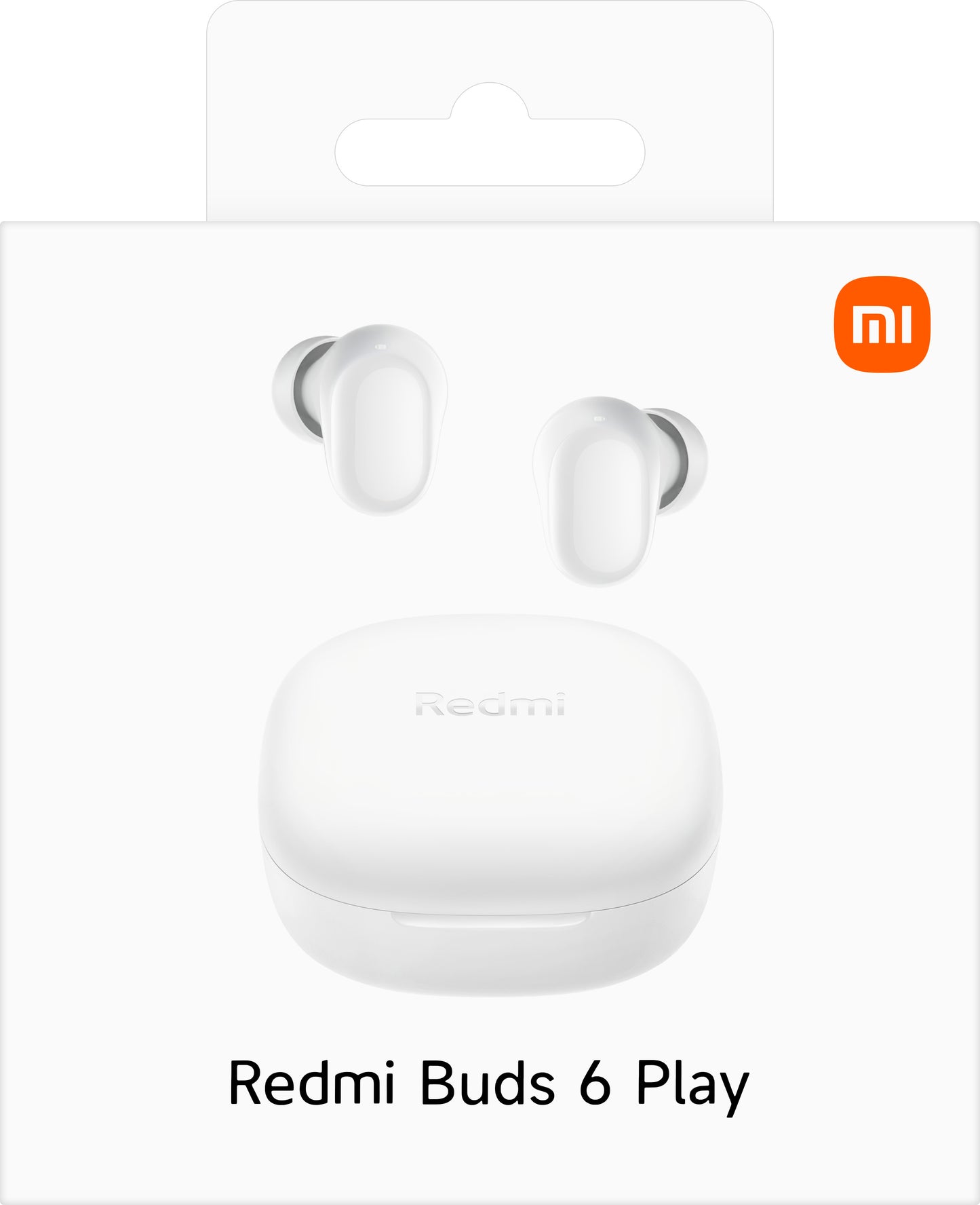 Kit mains libres Bluetooth Xiaomi Redmi Buds 6 Play, TWS, ANC, Blanc BHR8773GL 