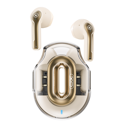 Kit mains libres Bluetooth XO Design X43, TWS, Beige