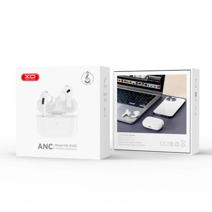 Écouteurs Bluetooth XO Design EV53, TWS, ANC, Blanc