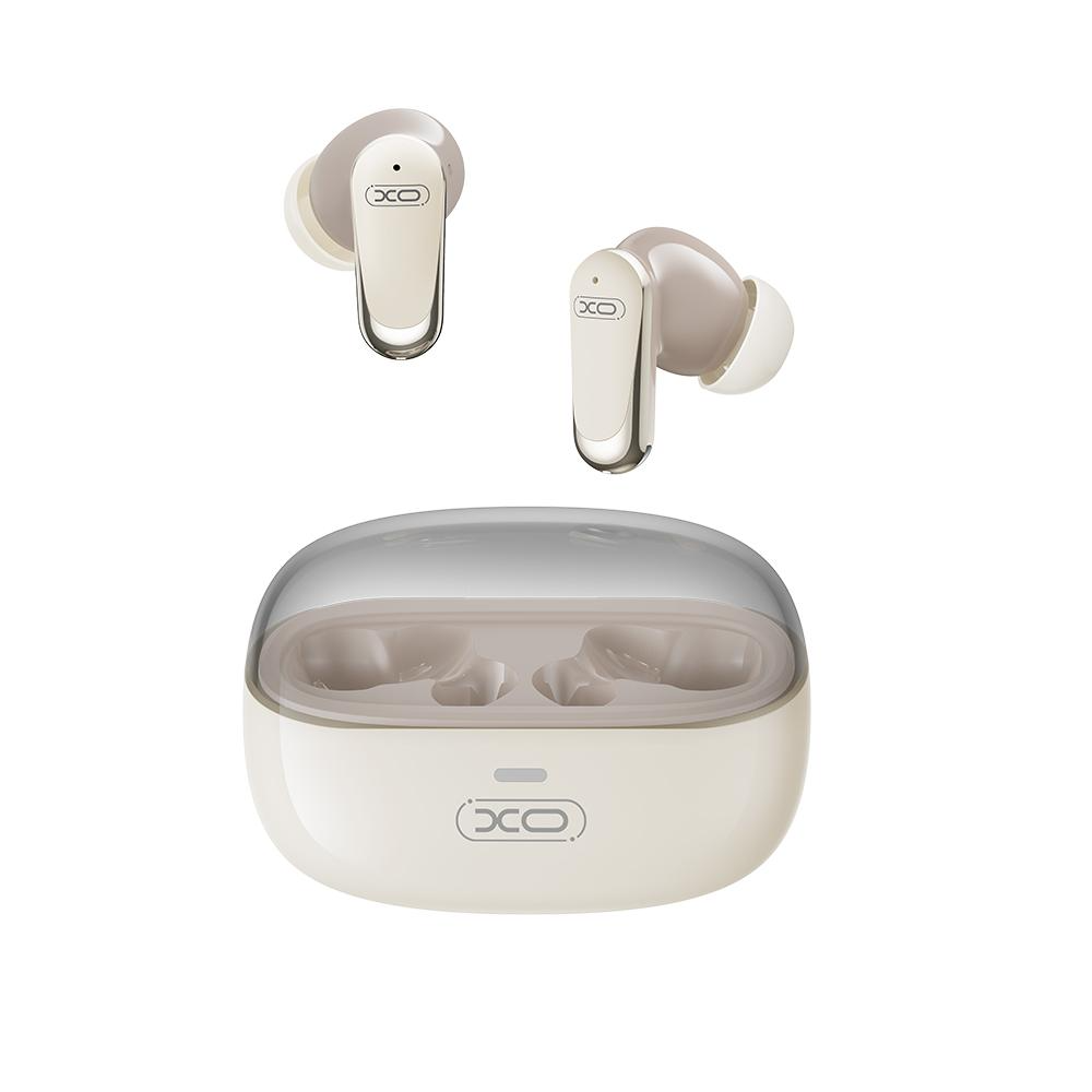 Kit mains libres Bluetooth XO Design G42, TWS, ANC, Beige
