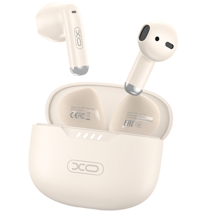 Kit mains libres Bluetooth XO Design G50, TWS, Beige
