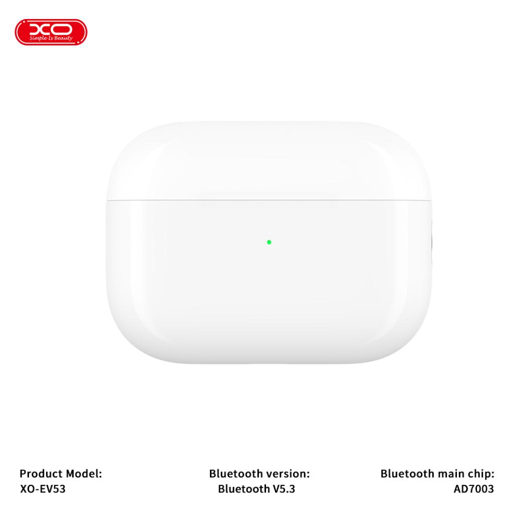 Écouteurs Bluetooth XO Design EV53, TWS, ANC, Blanc
