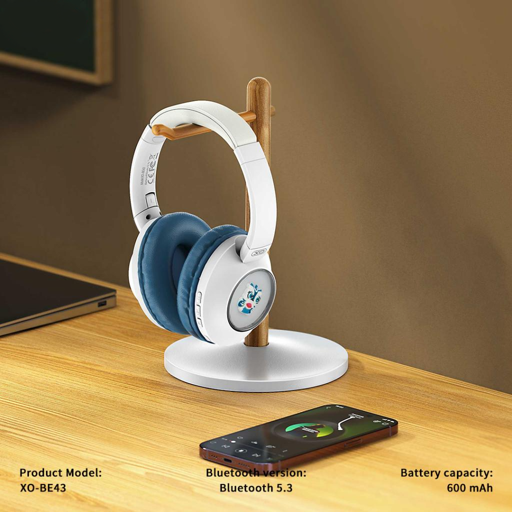 Kit mains libres Bluetooth XO Design BE43, A2DP, Bleu